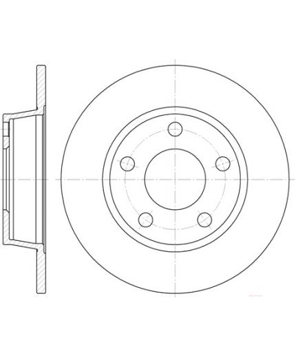 REMSA Тормозной диск