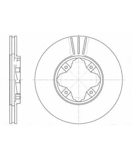 REMSA Тормозной диск