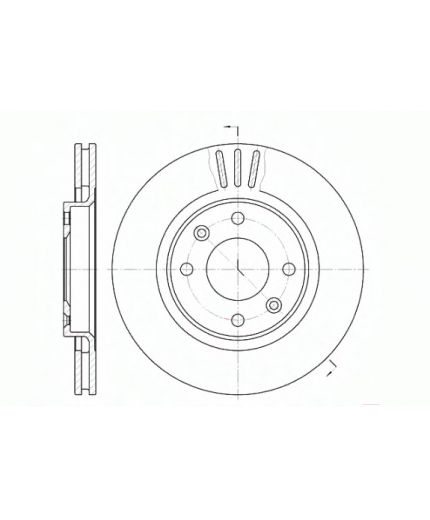 REMSA Тормозной диск