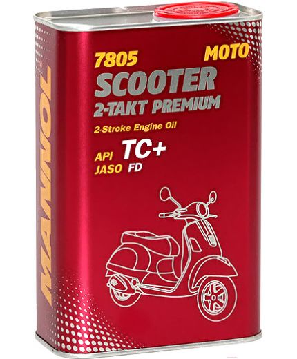MANNOL 2 -Takt Premium Scooter красное 7805 1л METAL