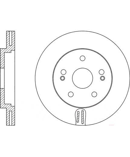 NiBK Тормозной диск Фото 3