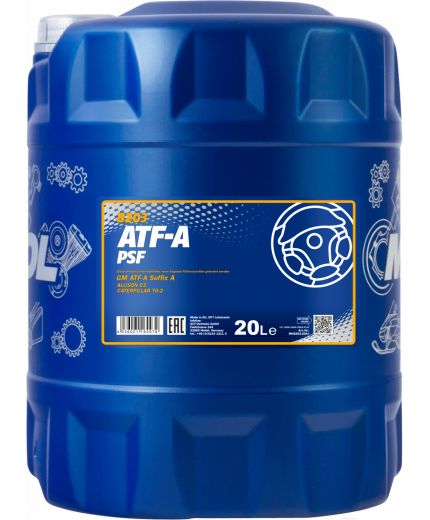 Трансмиссионное масло MANNOL ATF-А PSF 20л Фото 2