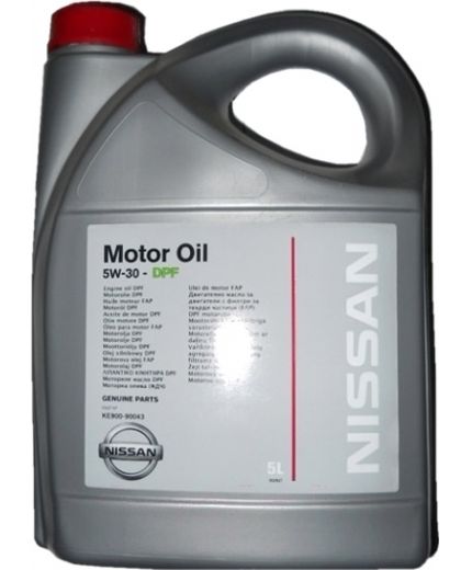 Моторное масло NISSAN DPF SL/CF 5W-30 5л