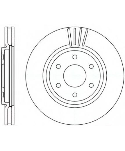 REMSA Тормозной диск