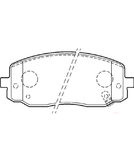 Valeo Колодки дисковые