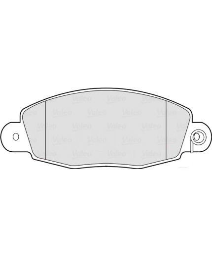 Valeo Колодки дисковые передние