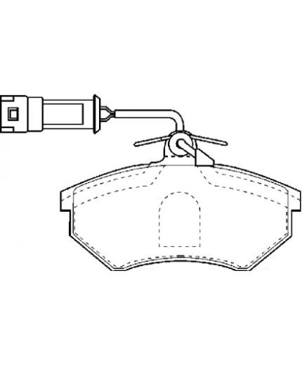 Valeo Колодки дисковые
