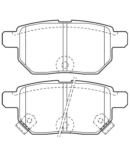 Valeo Колодки дисковые