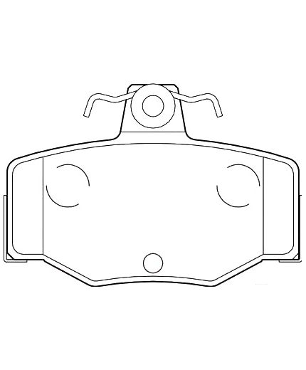 Valeo Колодки дисковые