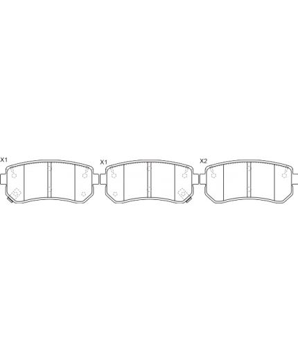 NiBK Колодки дисковые Фото 3