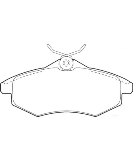 Valeo Колодки дисковые