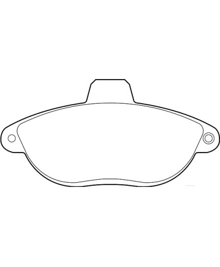 Valeo Колодки дисковые передние