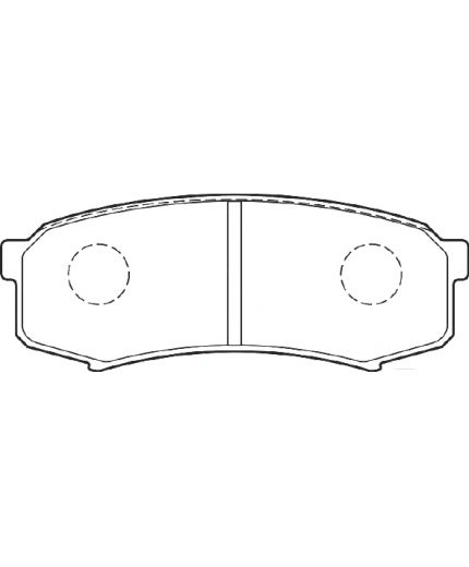 Valeo Колодки дисковые