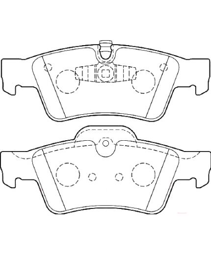 Valeo Колодки дисковые