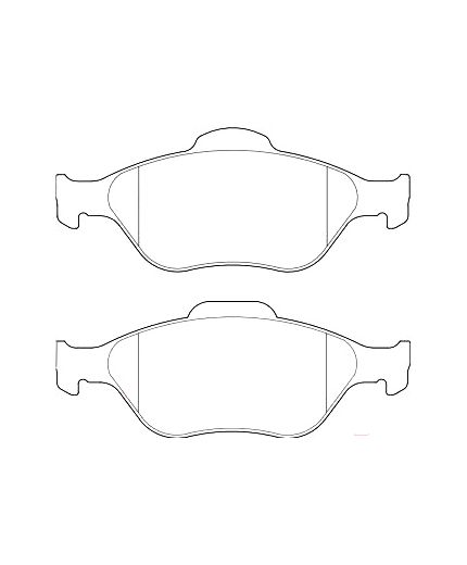 Valeo Колодки дисковые