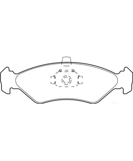 Valeo Колодки дисковые