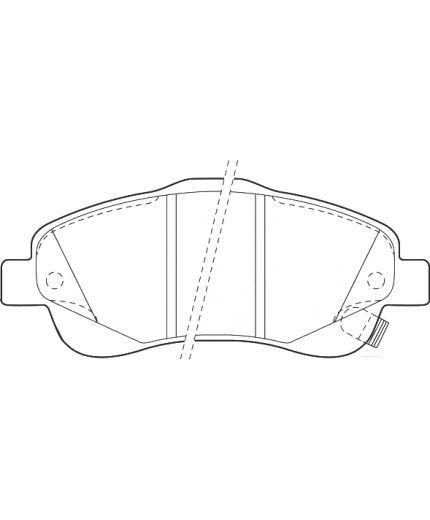 Valeo Колодки дисковые