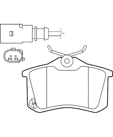 Valeo Колодки дисковые