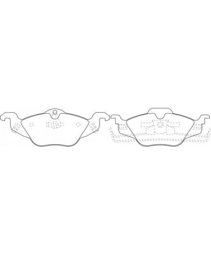 NiBK Колодки дисковые