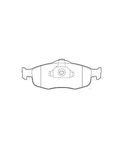 Valeo Колодки дисковые