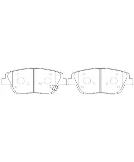 NiBK Колодки дисковые