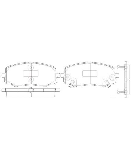 NiBK Колодки дисковые