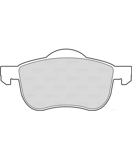 Valeo Колодки дисковые передние