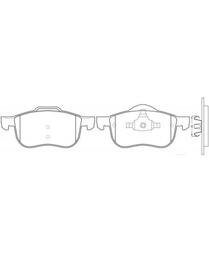 NiBK Колодки дисковые