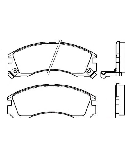 Valeo Колодки дисковые