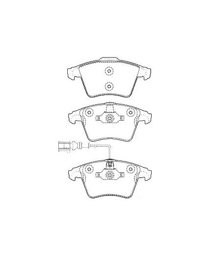 Valeo Колодки дисковые передние Фото 2