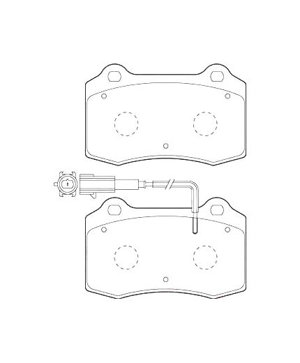 Valeo Колодки дисковые