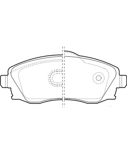 Valeo Колодки дисковые