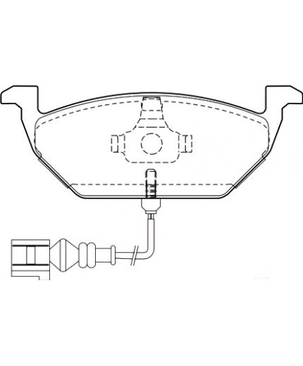 Valeo Колодки дисковые