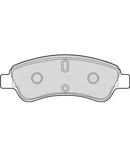 Valeo Колодки дисковые передние Фото 2