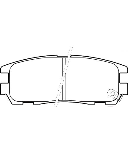 Valeo Колодки дисковые задние