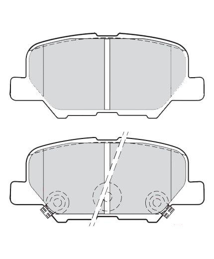 Valeo Колодки дисковые задние Фото 2
