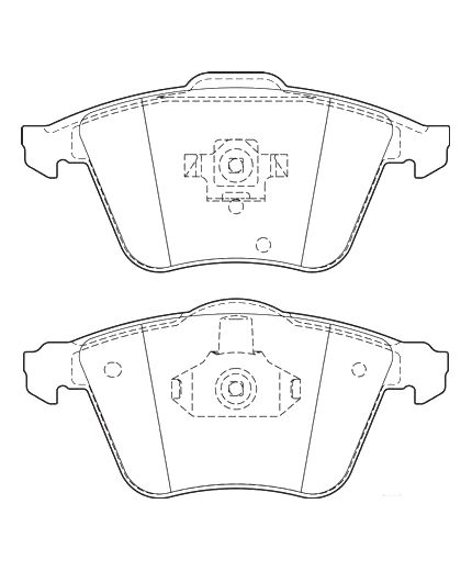 Valeo Колодки дисковые