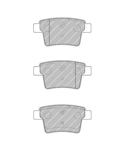 Ferodo Колодки дисковые задние Фото 2