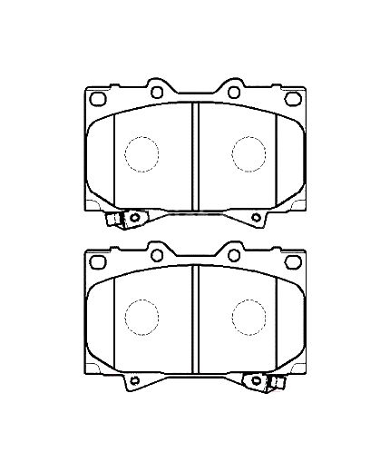 HSB Колодки дисковые передние