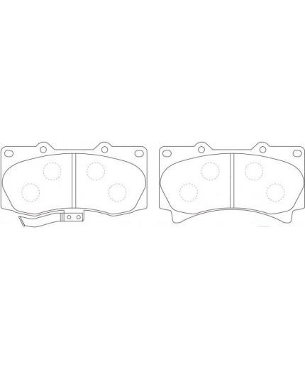 NiBK Колодки дисковые