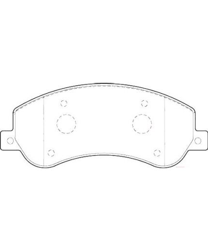 Valeo Колодки дисковые передние