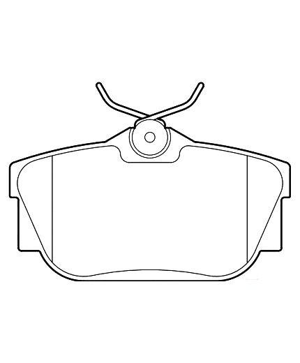 Valeo Колодки дисковые задние