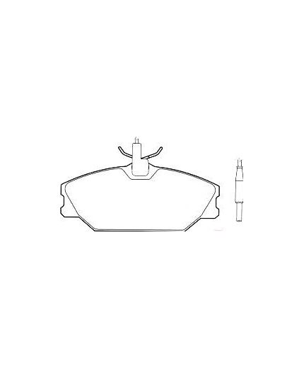 Valeo Колодки дисковые