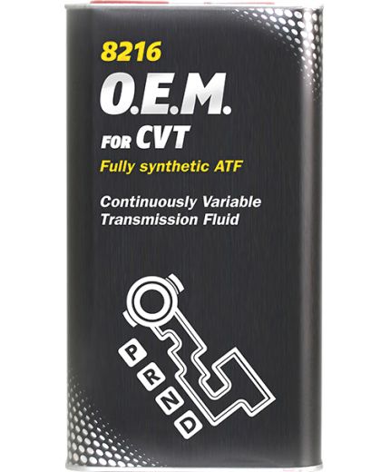 Трансмиссионное масло MANNOL 8216 CVT O.E.M. 4л. METAL