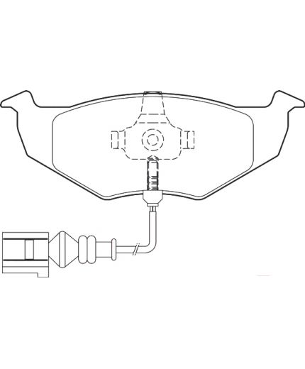 Valeo Колодки дисковые