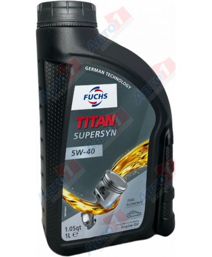Моторное масло FUCHS TITAN SUPERSYN 5W-40 1л (Замена 600930745) Фото 2