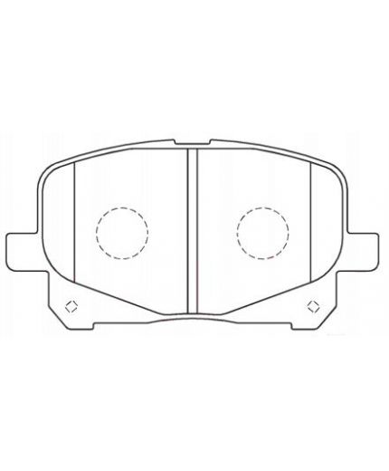 Akebono Колодки дисковые передние