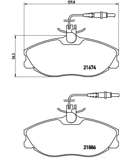 BREMBO Колодки дисковые передние Фото 2