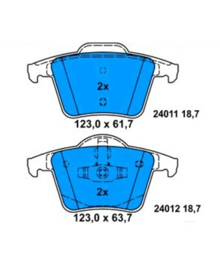 ATE Колодки дисковые задние Фото 8