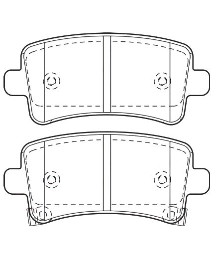 Valeo Колодки дисковые